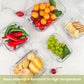 16-Piece Glass Food Storage Containers with Lids – Durable Set