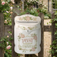 Vintage Farmhouse Wall-Mounted Post Box Mailbox Metal Letter Box Outdoor