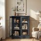 Modern Glass Door Cabinet – 3 Styles | Adjustable Shelves | Compact Storage Cupboard