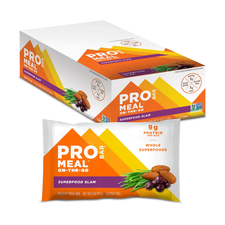Probar Organic Superfruit Slam Bar, 3 oz, Case of 12