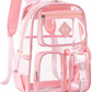 Contixo Clear Backpack - Trendy PVC Transparent Bookbag for Girls by Contixo