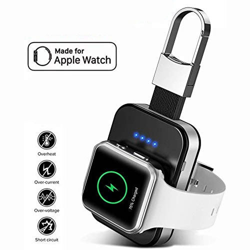 Apple Watch Wireless Charger Power Bank On Key Chain by VistaShops