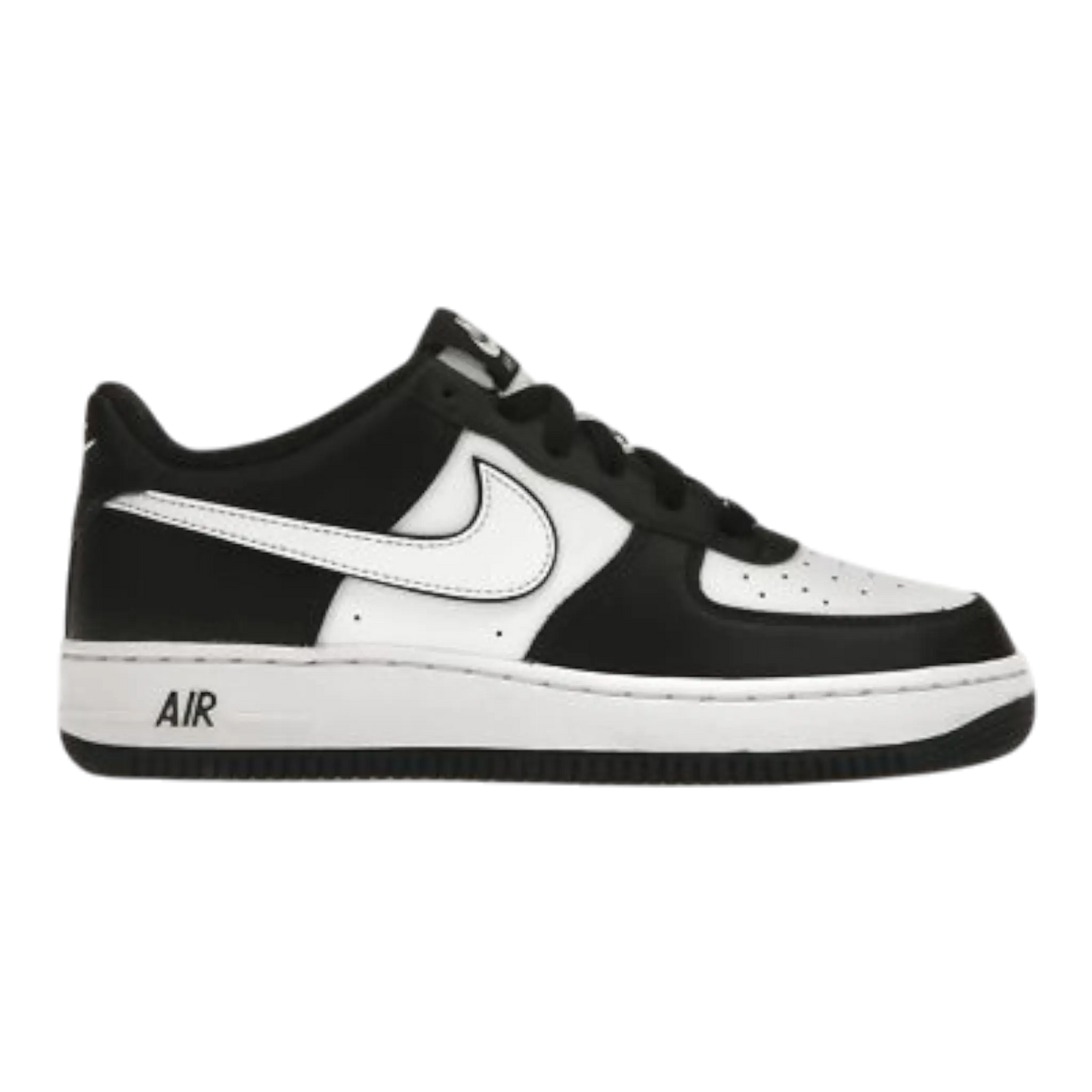 Nike Air Force 1 LV8 2 Kids Sneakers Black/White (Swoosh Panda)