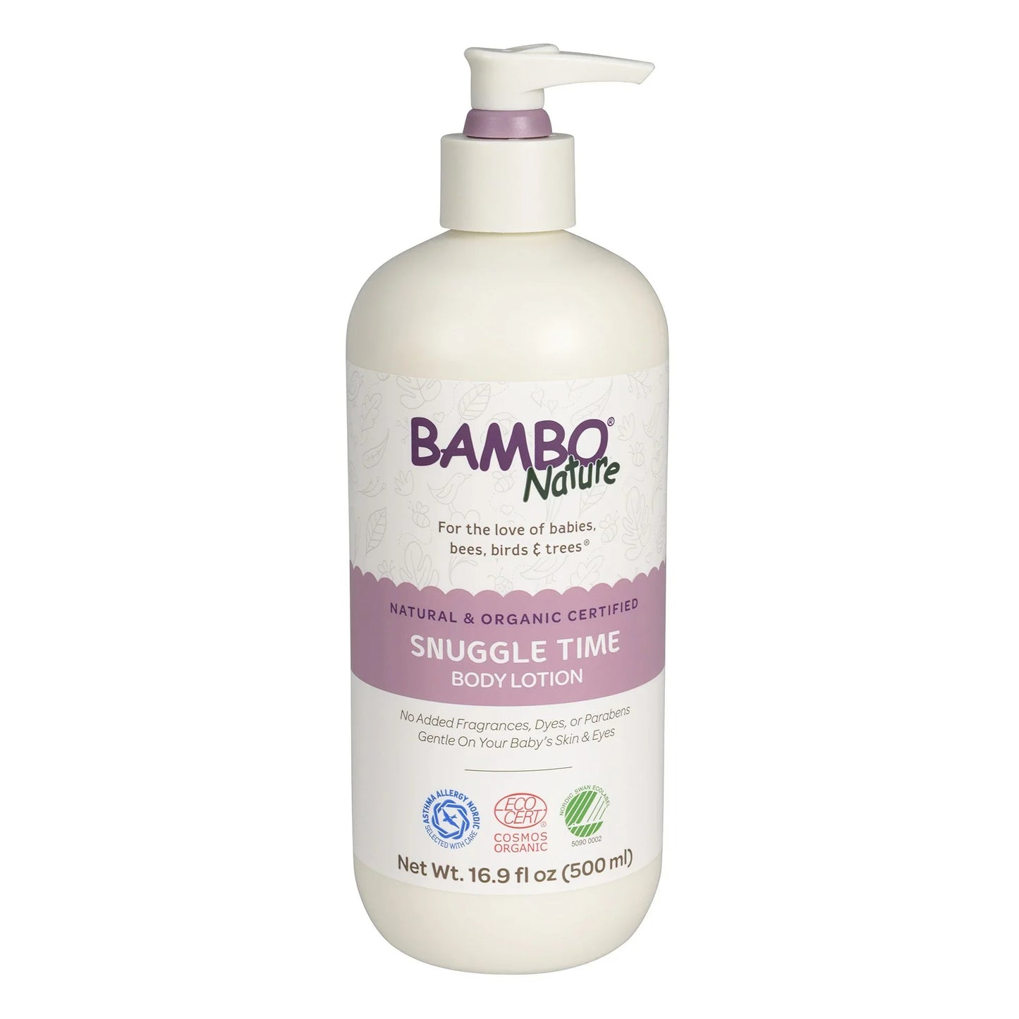 Bambo Nature Snuggle Time - 16.9 oz (Pack of 6) - Baby Bath Essentials