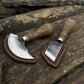 2-Piece Rounded and Angled Leather Knife Set