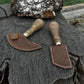 2-Piece Rounded and Angled Leather Knife Set