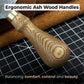 2-Piece Rounded and Straight Leather Knife Set
