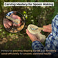 2-Piece Spoon Carving Hook Knife Set