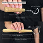 2-Piece Spoon Carving Hook Knife Set