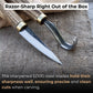 2-Piece Spoon Carving Knife Set with Leather Sheaths