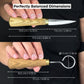 2-Piece Spoon Carving Tool Set with Leather Case