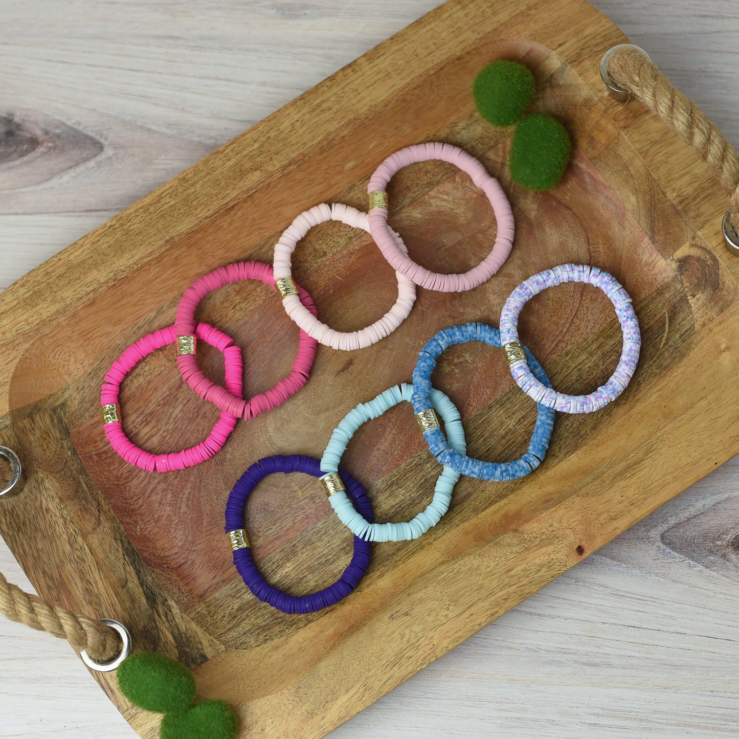 Kendra Silicone Disc Stretch Bracelet