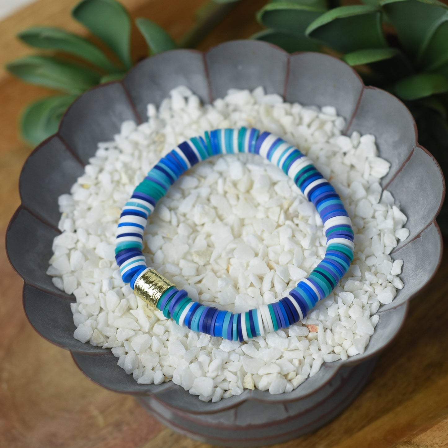 Kendra Silicone Disc Stretch Bracelet