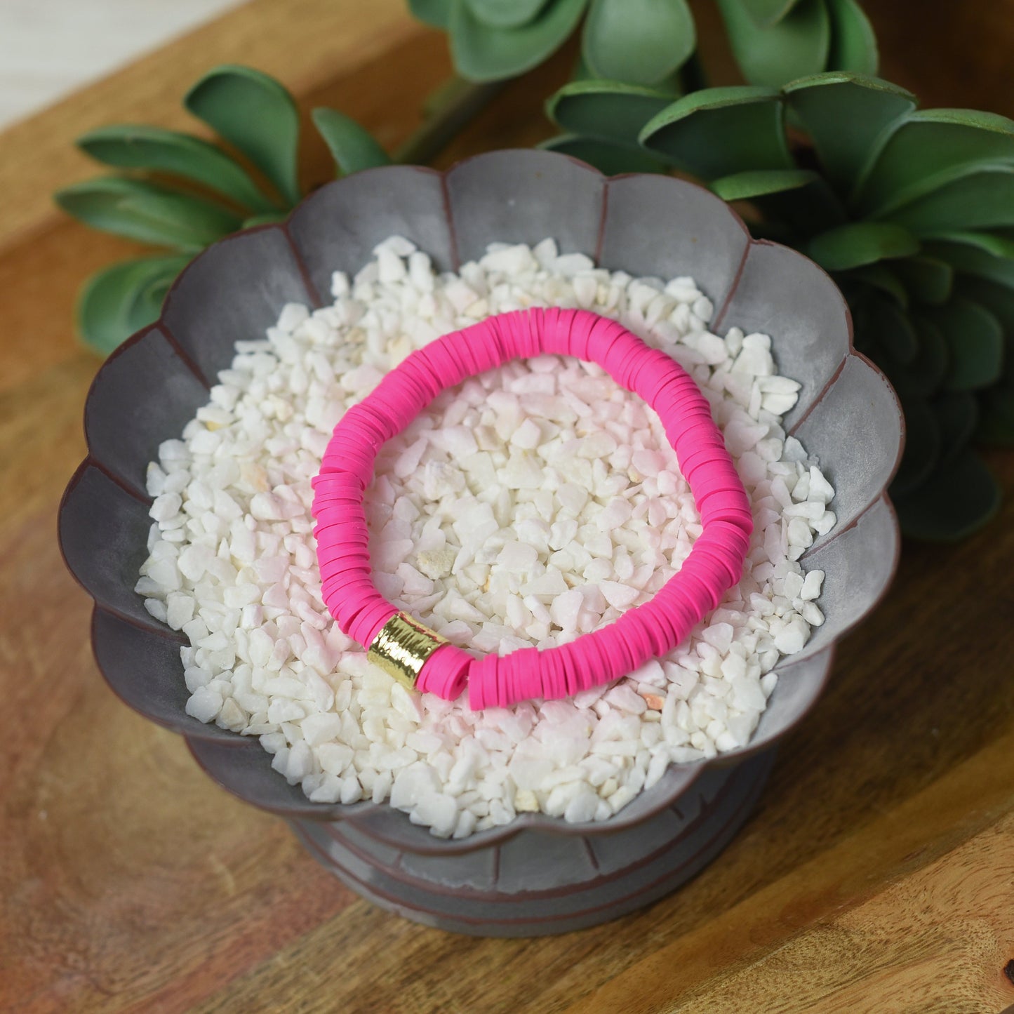 Kendra Silicone Disc Stretch Bracelet