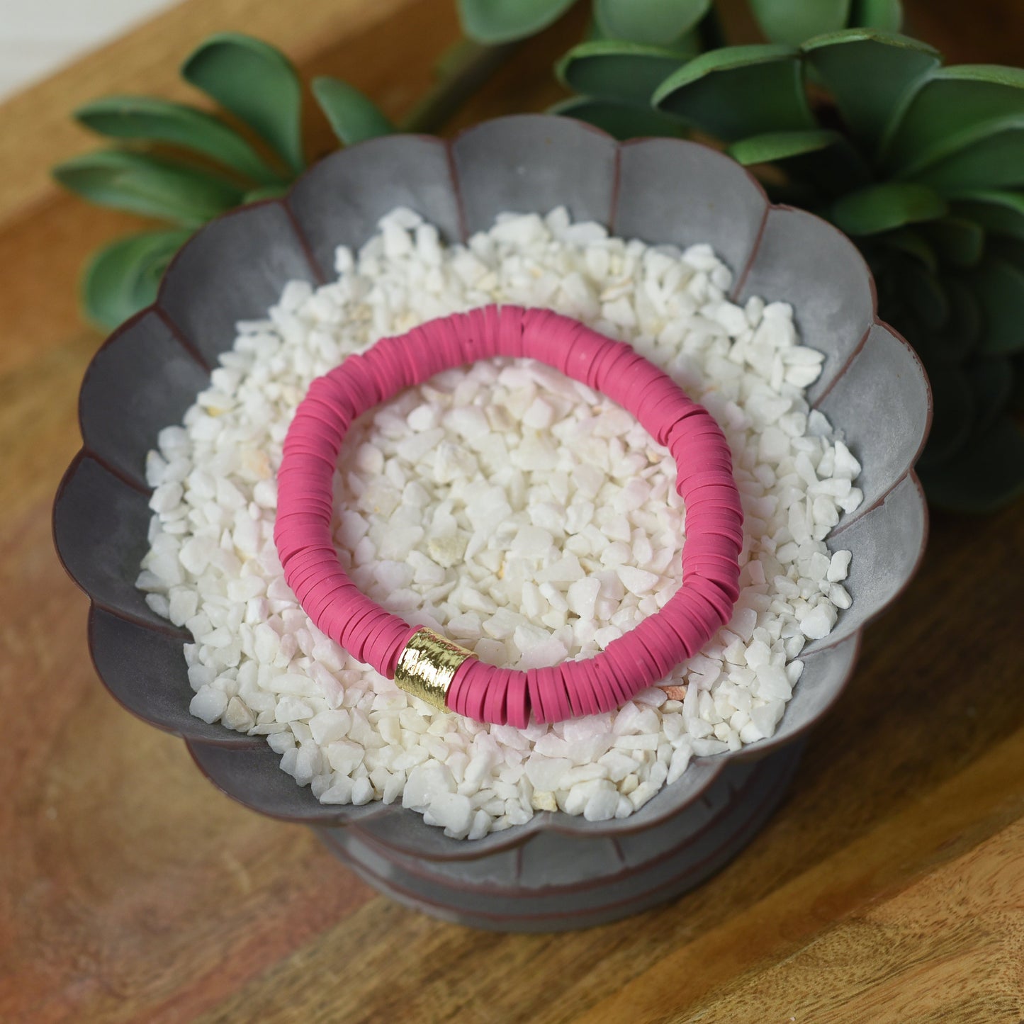 Kendra Silicone Disc Stretch Bracelet