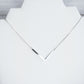 Large Letter / Initial Necklace In Silver