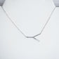 Large Letter / Initial Necklace In Silver