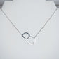 Large Letter / Initial Necklace In Silver
