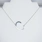 Large Letter / Initial Necklace In Silver