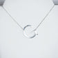Large Letter / Initial Necklace In Silver