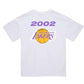 Mitchell & Ness Los Angeles Lakers QS 2002 Finals Men T-Shirt White