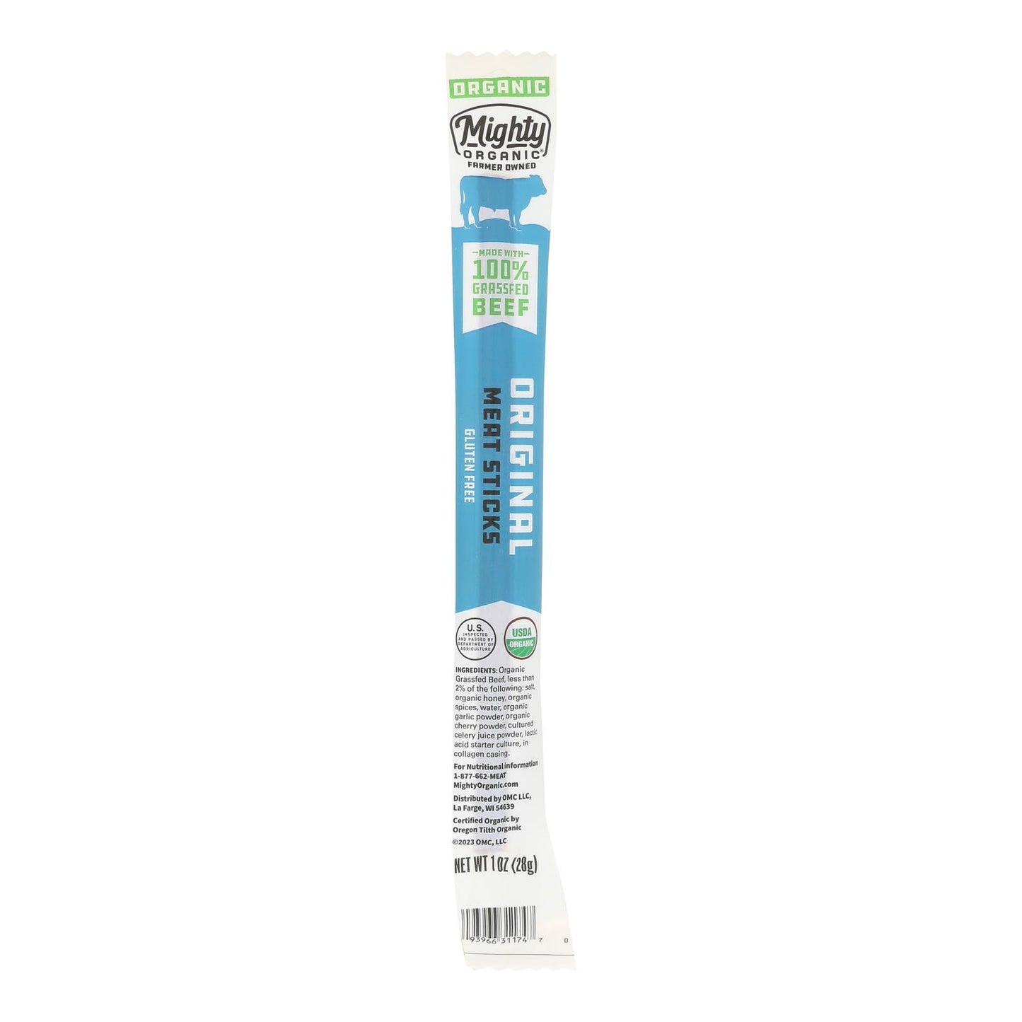 Mighty Organic Grass-Fed Beef Breakfast Sticks, Original, 24 x 1 oz.