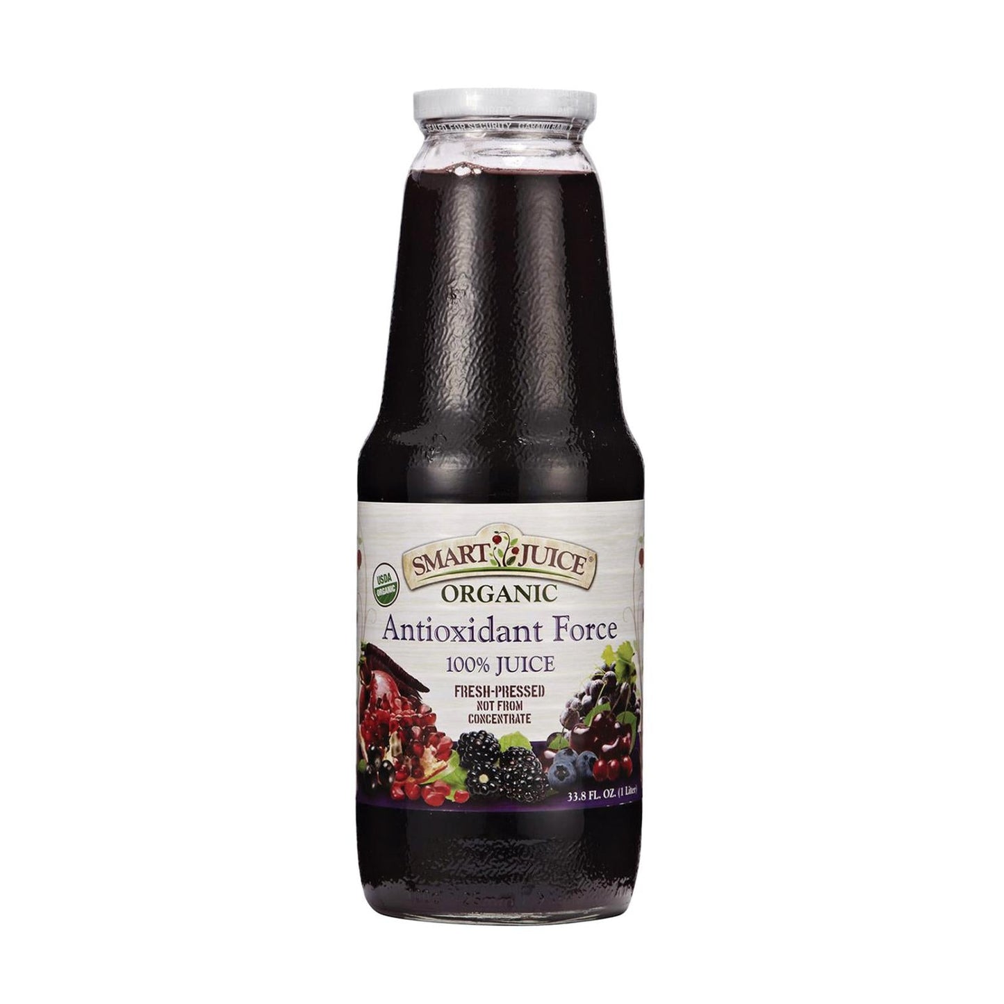 Smart Juice Organic Antioxidant Force, 6 x 33.8 Fl Oz - Superfood Blend