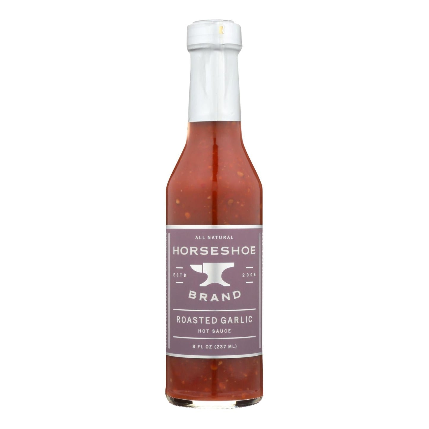 Horseshoe Brand Roasted Garlic Hot Sauce - 6 x 8 oz  - Case Pack