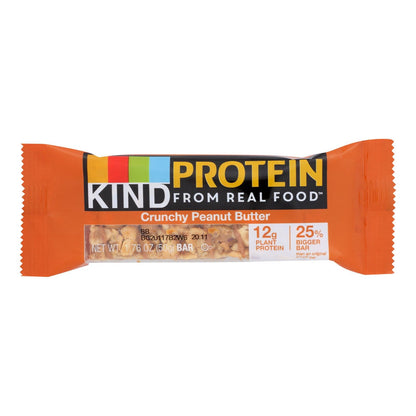 KIND Crunchy Peanut Butter Bars, Gluten Free, 12 Count, 1.76 Oz Each