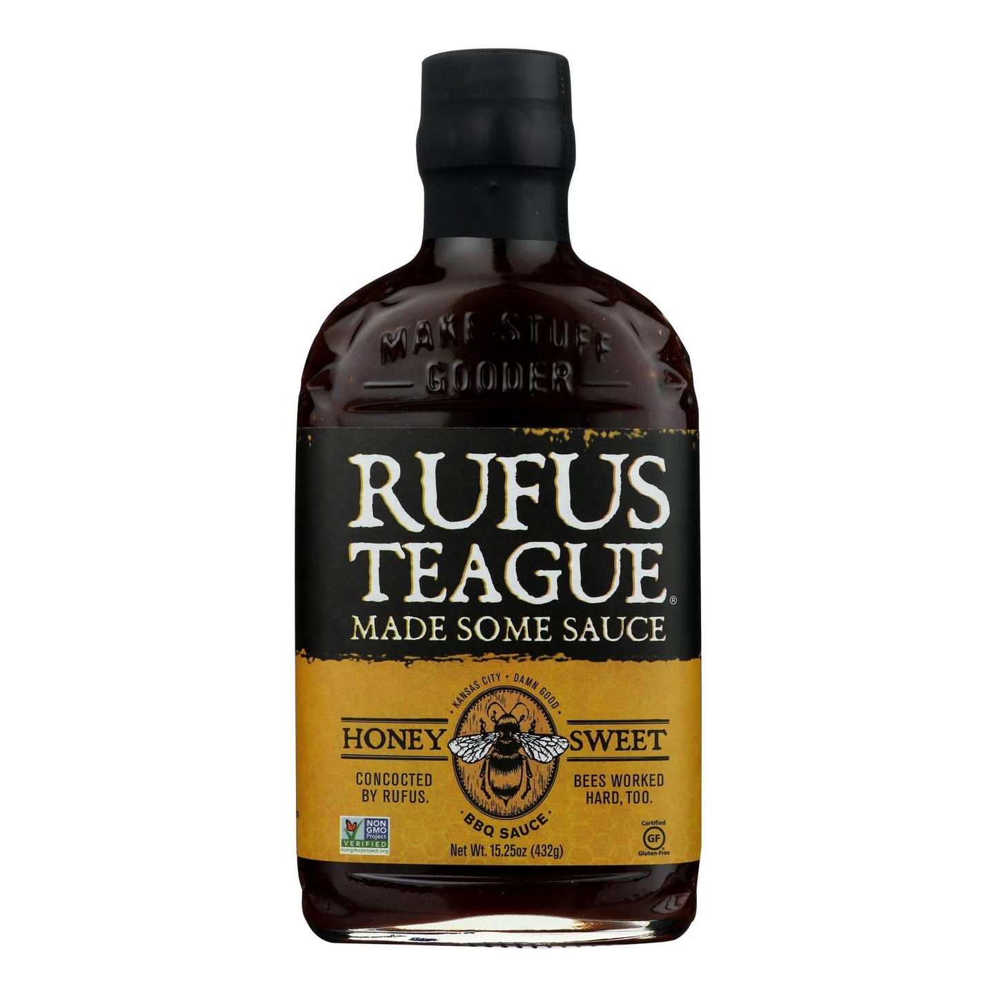 Rufus Teague Honey Sweet BBQ Sauce - 16 oz  (Pack of 6)