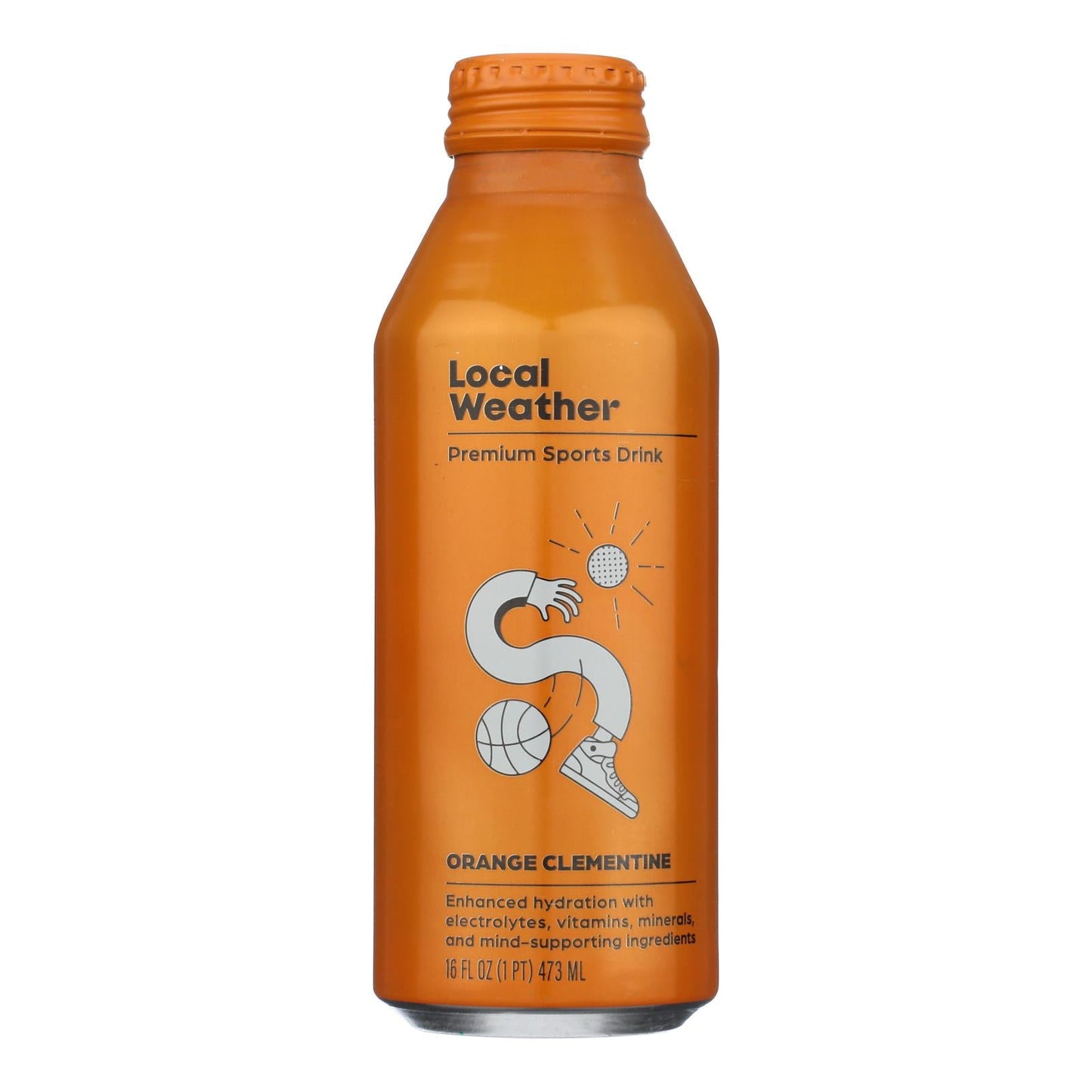 Local Weather Orange Clementine Sparkling Drink - 12/16 fl oz