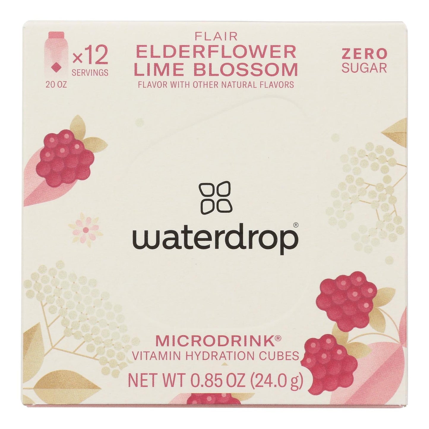 Waterdrop Microdrink Flair 12 Pack - Sugar-Free Hydration Drink Mix