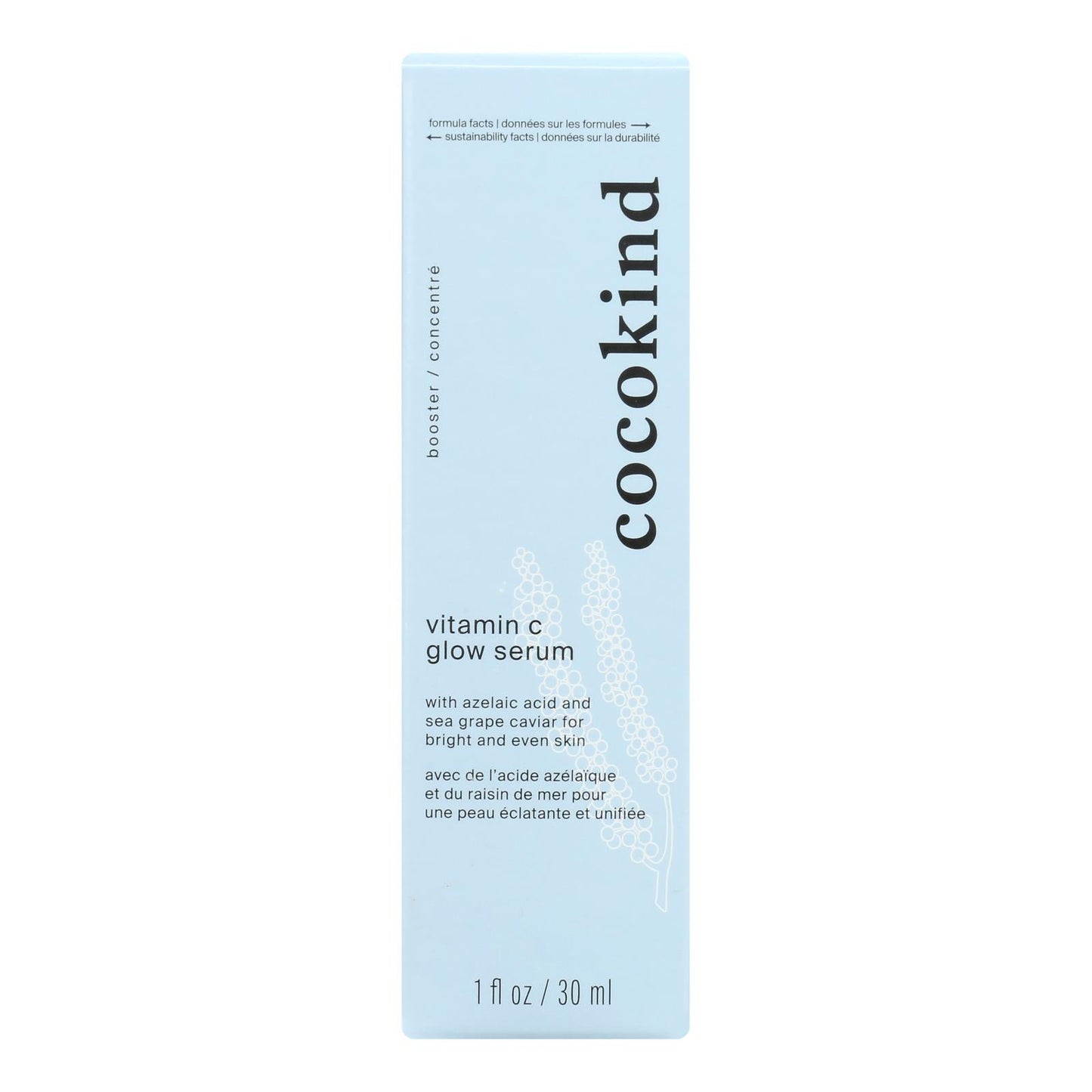 Cocokind Vitamin C Glow Serum - Brightening Antioxidant Facial Serum - 1 fl oz