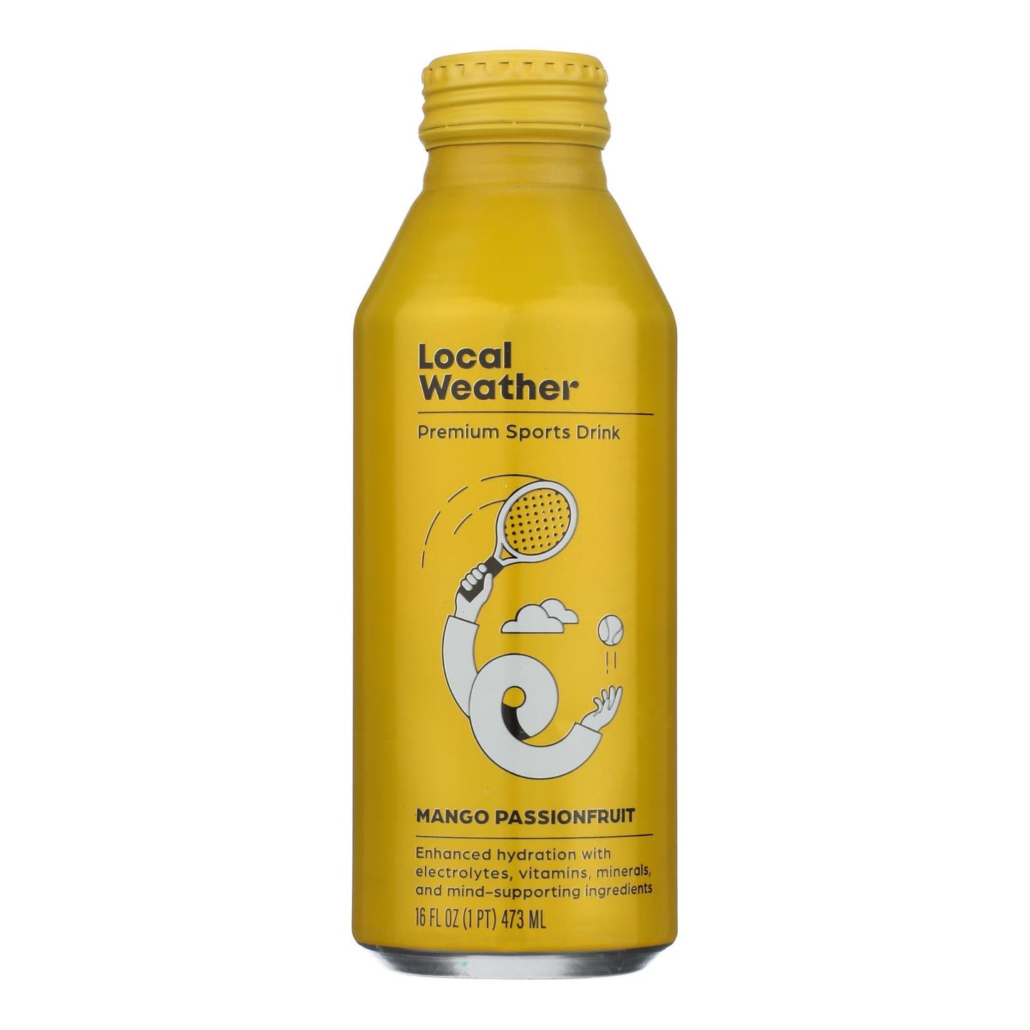 Local Weather Mango Passion Fruit Sparkling Drink - 12/16 fl oz