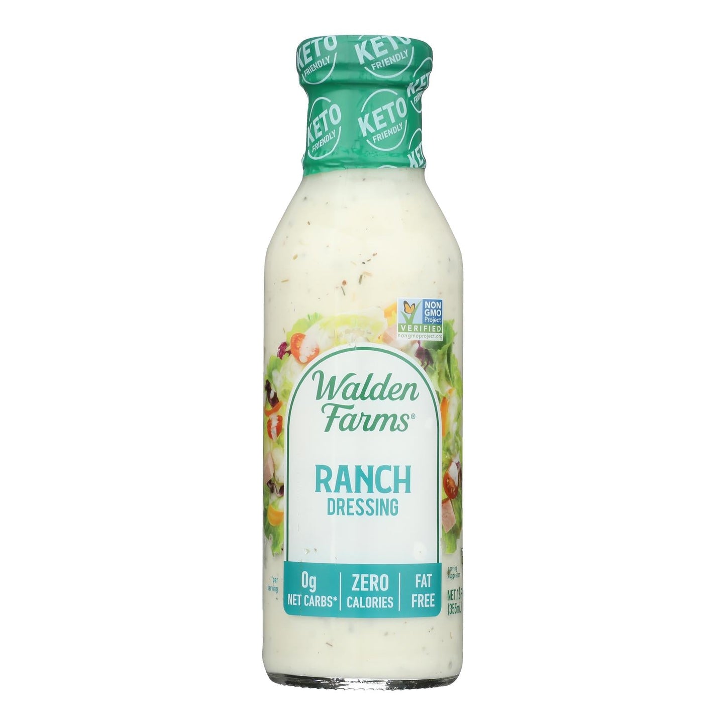 Walden Farms Calorie Free Ranch Dressing - 12 fl oz  (Pack of 6)
