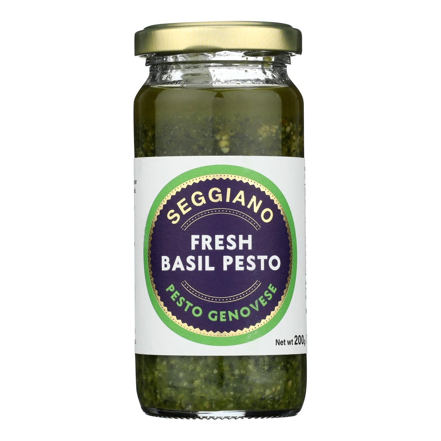 Bulk Pack of 6, Seggiano Fresh Basil Pesto Genovese - 7 Oz - Authentic Italian Recipe