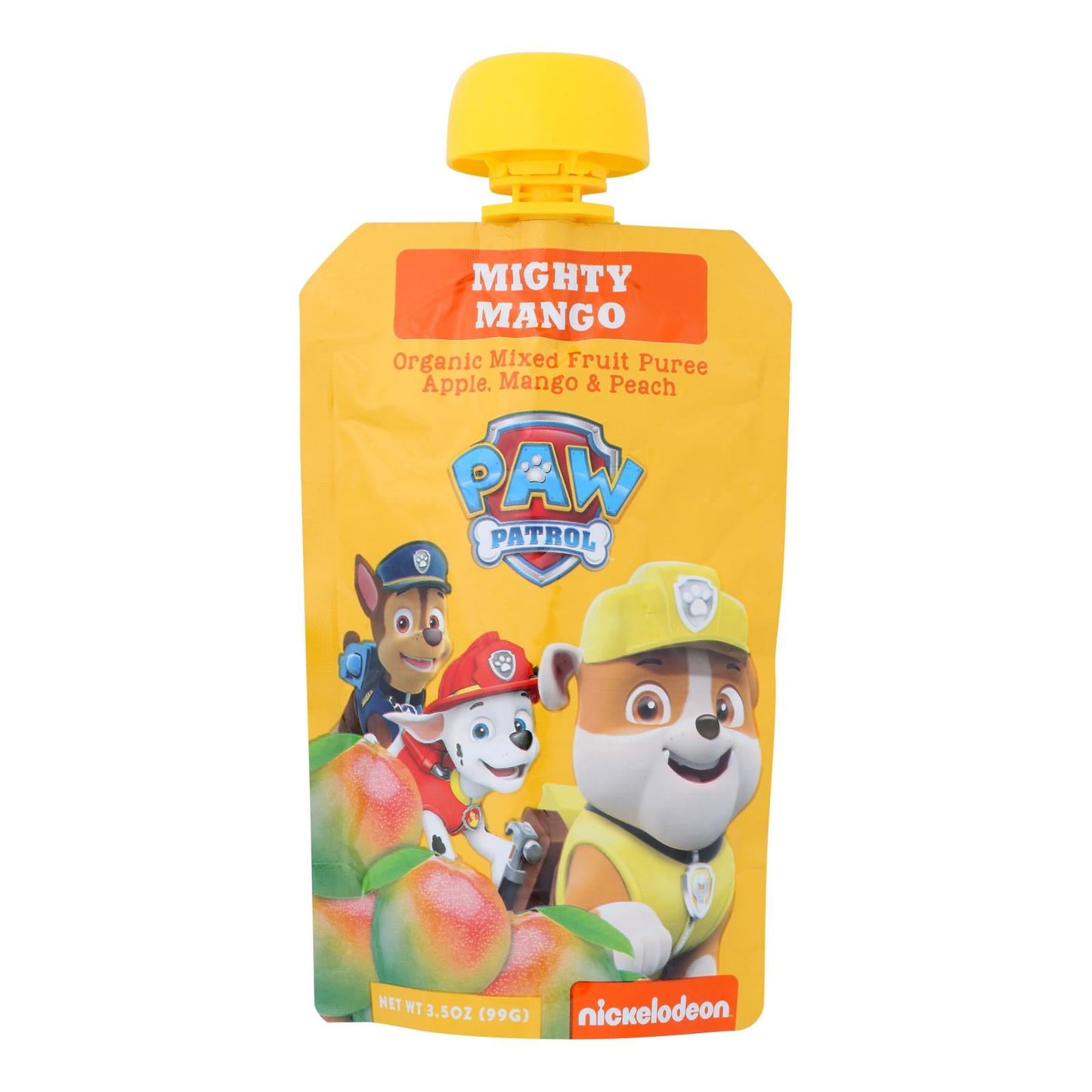 Paw Patrol Mango Fruit Snacks - Pack of 10 (3.5 Oz Pouches)
