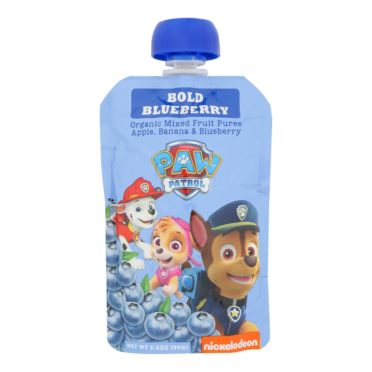 Paw Patrol Blueberry Fruit Snacks - 10 x 3.5 Oz Pouches