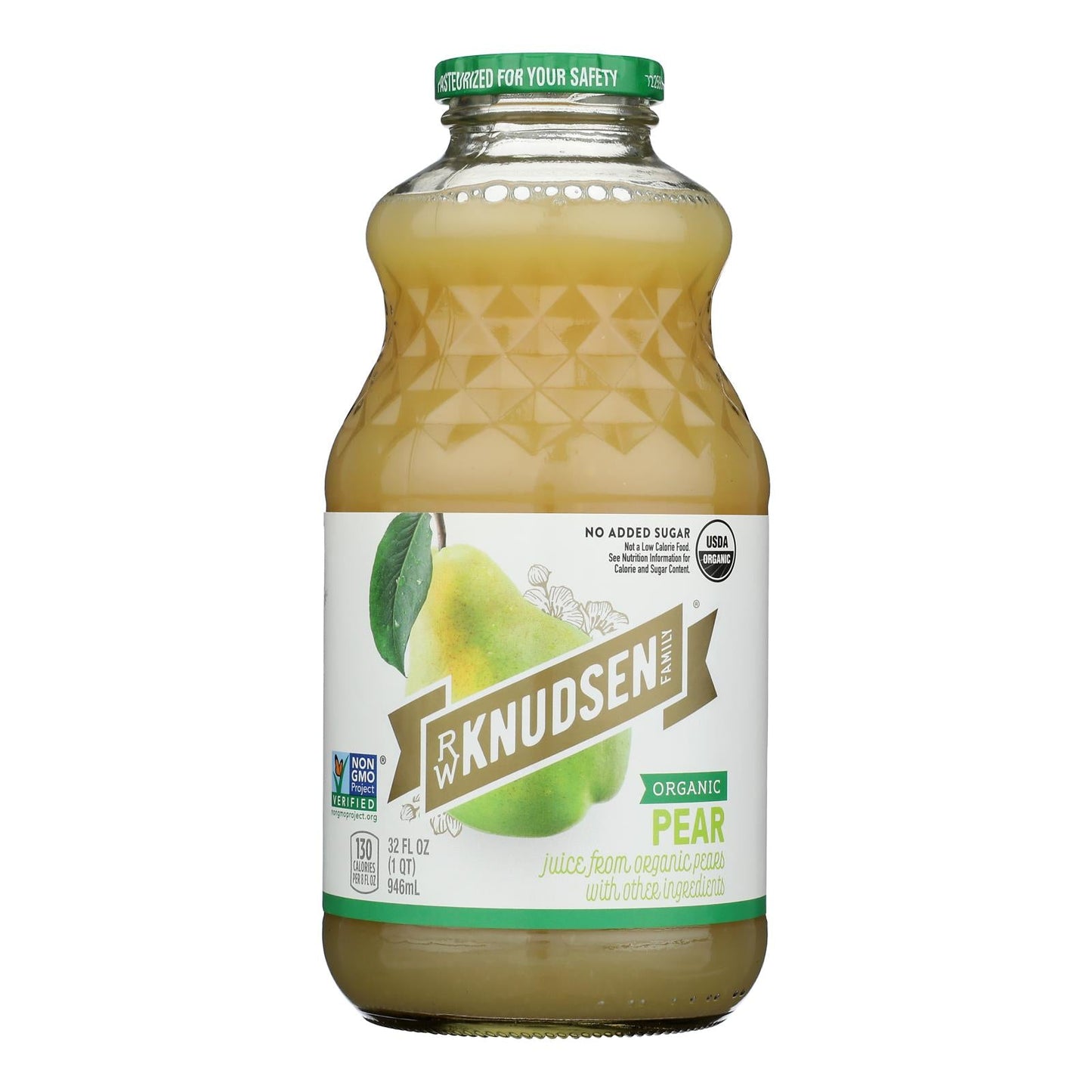 R.W. Knudsen Organic Pear Juice, 32 fl oz  (Pack of 6)
