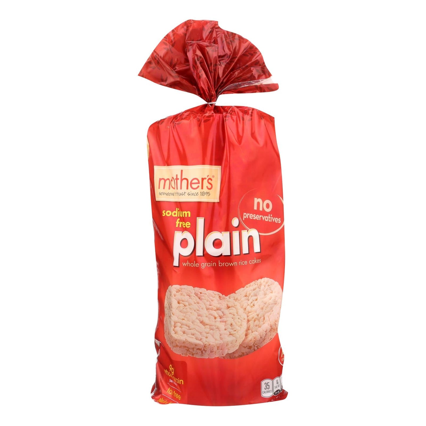 Mother's Rice Cakes - Plain, Sodium Free - (Pack of 12) 4.47 oz Each