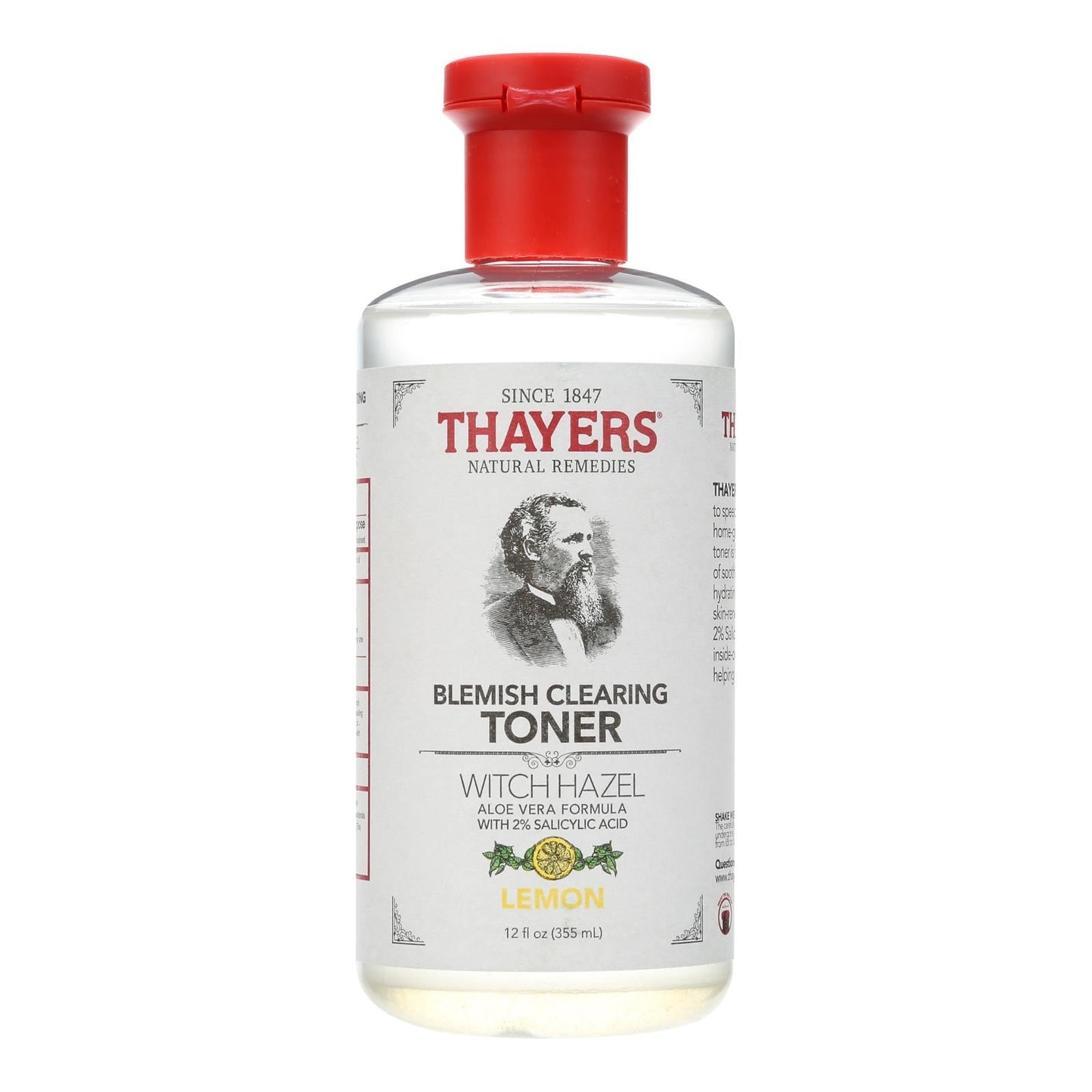 Thayers Witch Hazel Toner with Tea Tree Oil, Blemish Clearing Formula, 12 fl oz