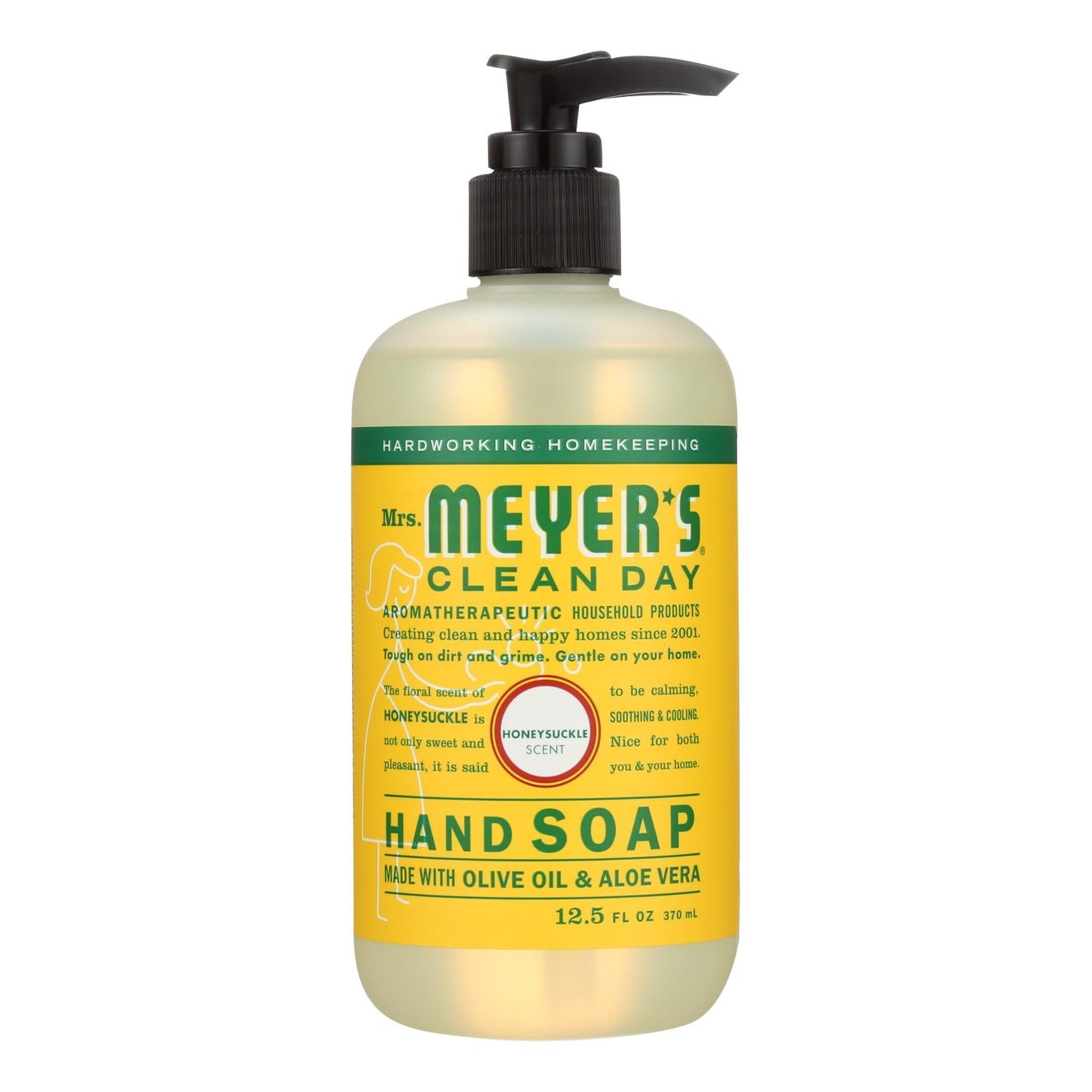 Mrs. Meyer's Clean Day Honeysuckle Liquid Hand Soap - 12.5 Oz - Natural & Gentle
