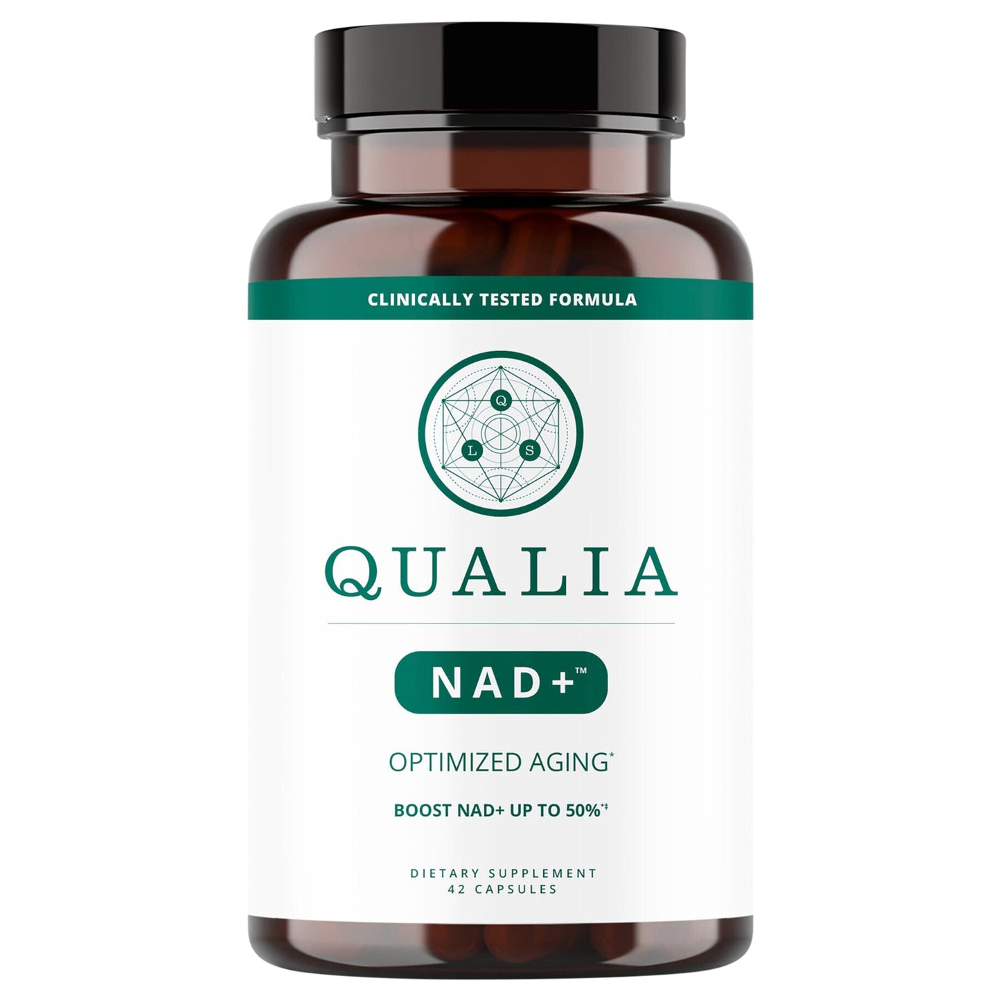 Qualia NAD+ Optimized Aging Supplement, 42 Capsules