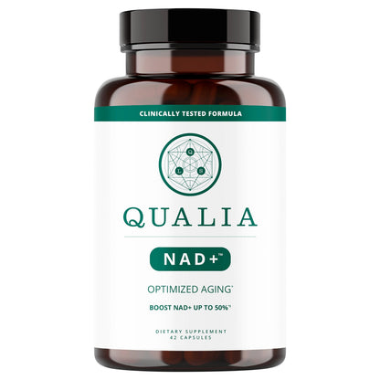 Qualia NAD+ Optimized Aging Supplement, 42 Capsules