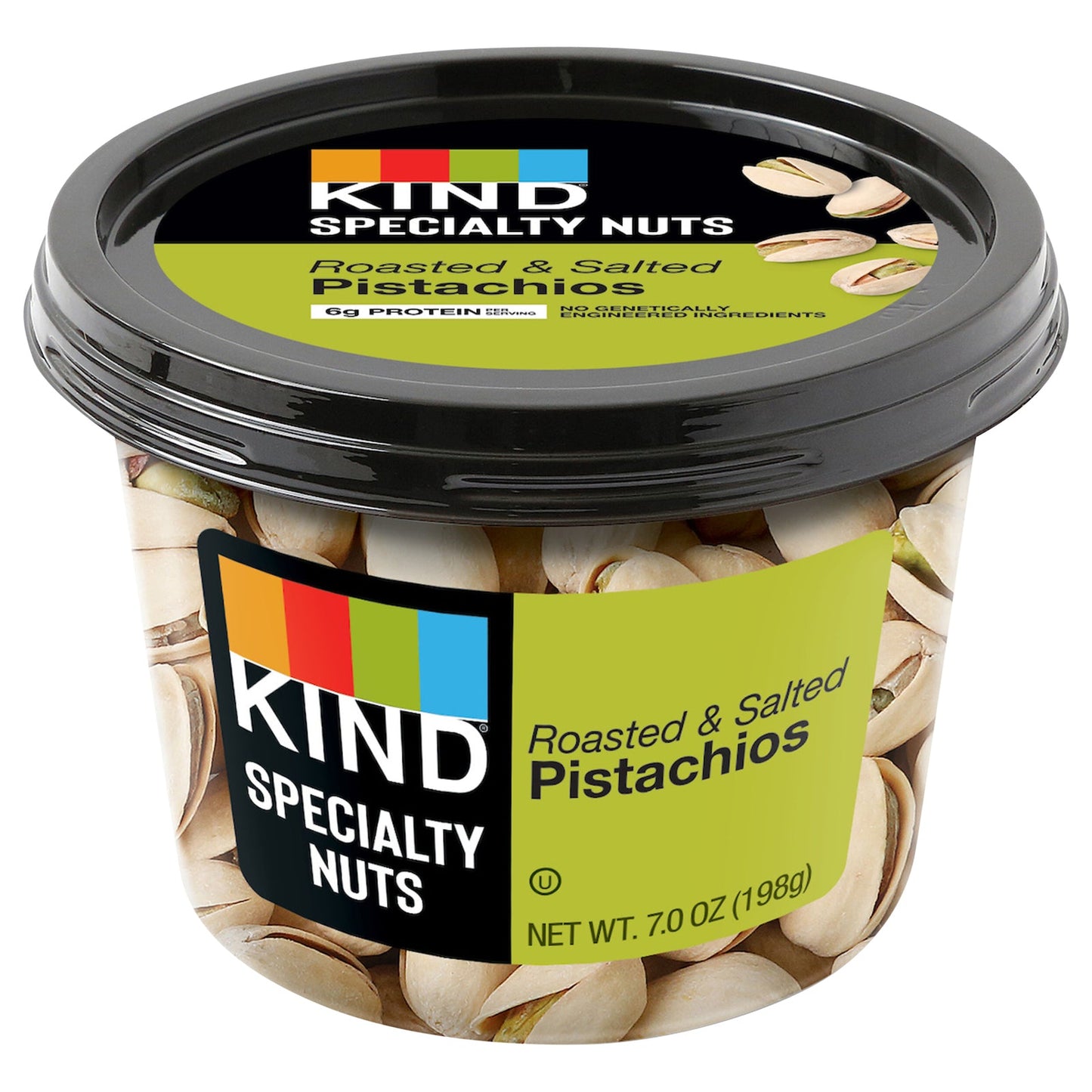 Kind Pistachios Roasted & Salted, 7 oz Bags (6 Pack)