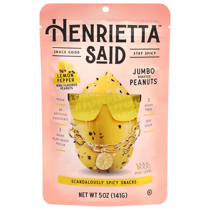 Henrietta Said Peanuts, Lemon Pepper, 5 oz, Case of 12