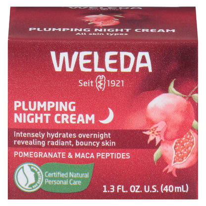 Weleda Plumping Night Cream, 1.3 fl oz, Wrinkle Smoothing & Hydrating