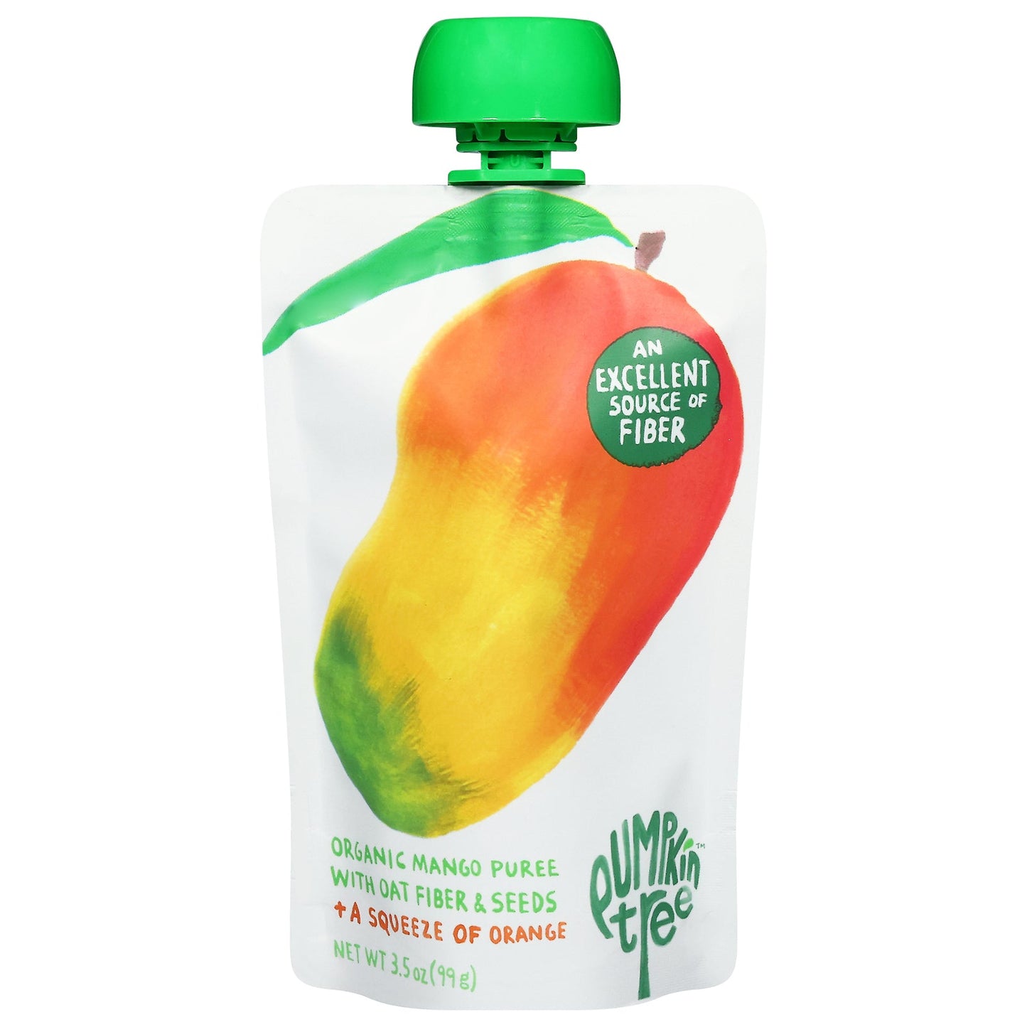 Pumpkin Tree Organic Mango Orange Oats - (Pack of 10) 3.5 oz Pouches