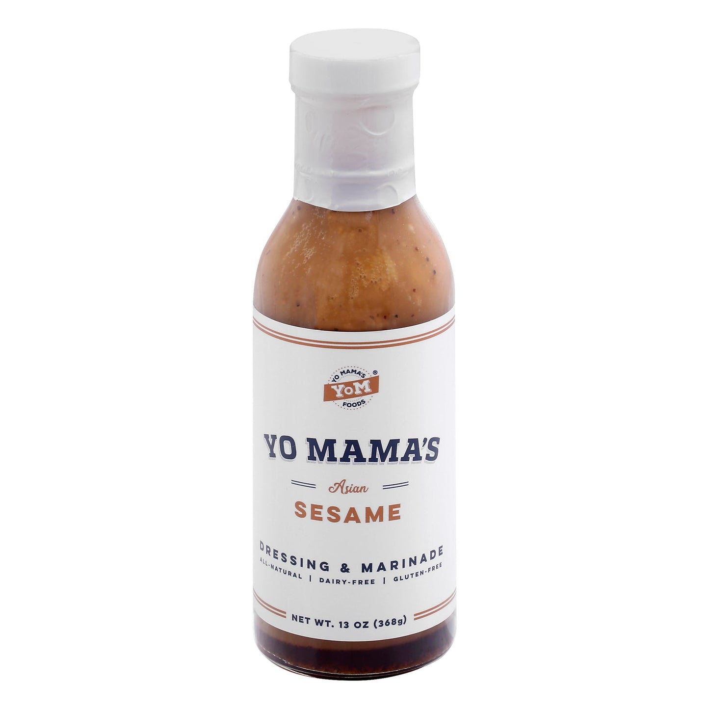 Yo Mama's Foods Asian Sesame Dressing - (Pack of 6) 13 oz