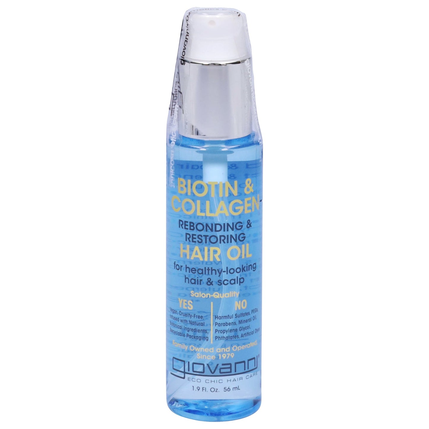 Giovanni Bio Colg Restore Hair Oil - Frizz Control & Shine - 1.9 fl oz
